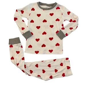 Boy or Girl Hearts Pajamas Carters Size 4
